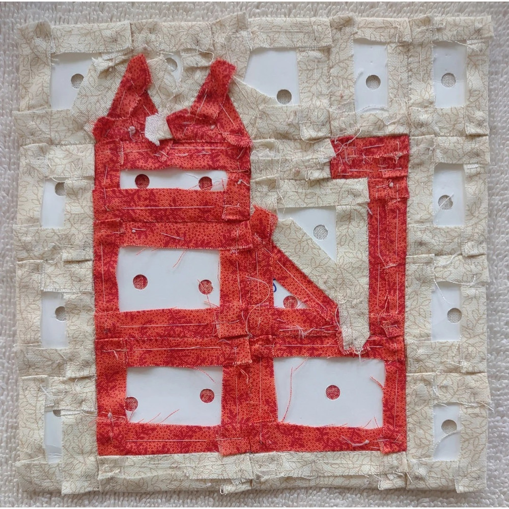 Cat EPP English Paper Piecing Block OC216 6