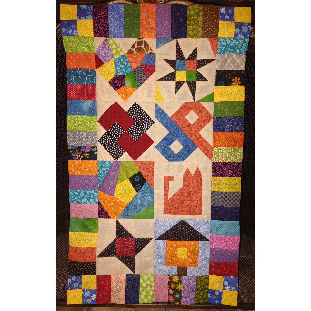 Cat EPP English Paper Piecing Block OC216 7