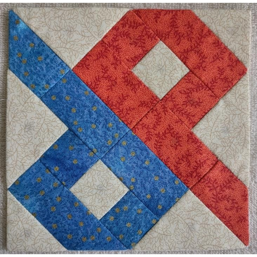 Chinese Puzzle EPP English Paper Piecing Block OC217 5