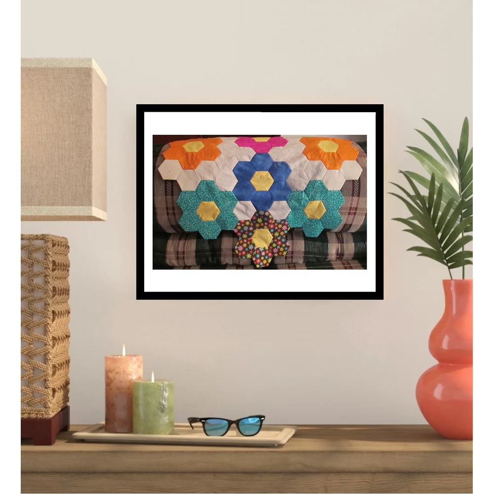 EPP English Paper Piecing Hexie Tutorial Pattern 346 0