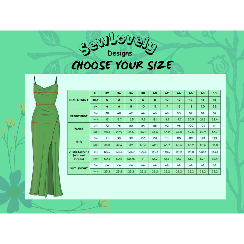 Wrap Dress Pattern Sizes XSXXXL Summer Slit Dress Womens Belted Dress PDF Pattern 5