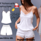 Victorian Sewing Pattern Camisole Vest Sleep ShortsSummer Sleepwear Instant Download Size XxS4XL 0
