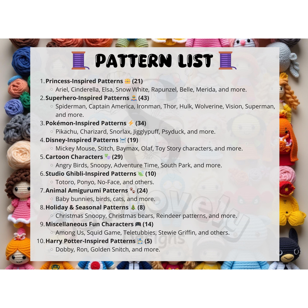 200 Amigurumi PDF Crochet Patterns For Beginner Friendly DIY 7
