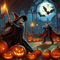 Halloween Dracula Witch Baseball Digital Picture Digital Illustration Clip Art File PNG 0