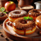 Food Donuts In Glaze Digital Illustration Digital Picture Four Pictures PNG File RAR Folder 2