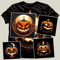 Halloween Pumpkin Digital Image Four Pictures Illustration For Sublimation PNG File Zip Folder 2nd Option 0