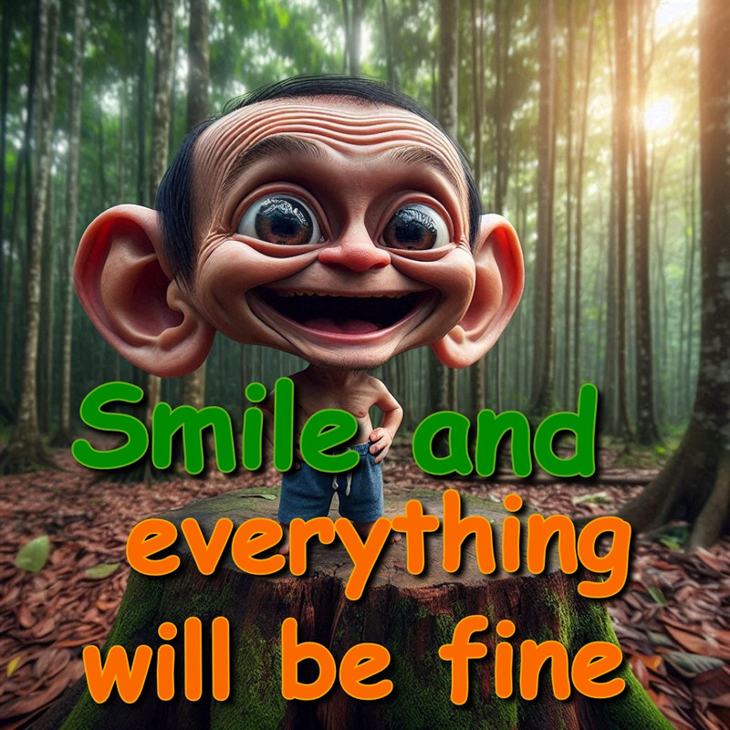 Funny Uncle Digital Illustration Digital Picture PNG File 0