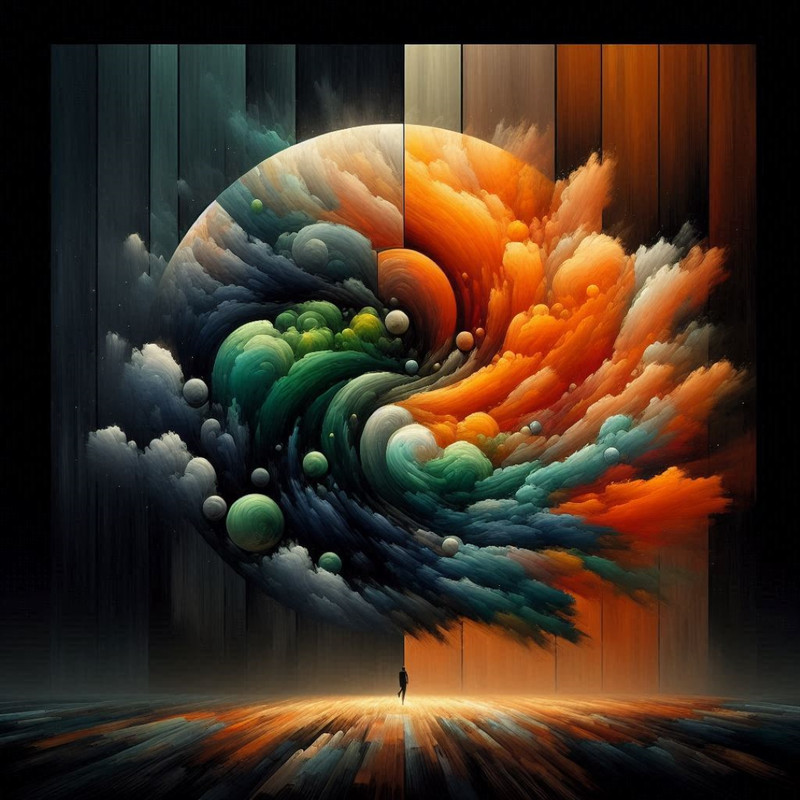 Greenorange Fantasy Digital Illustration Digital Picture Digital Image PNG File4 1