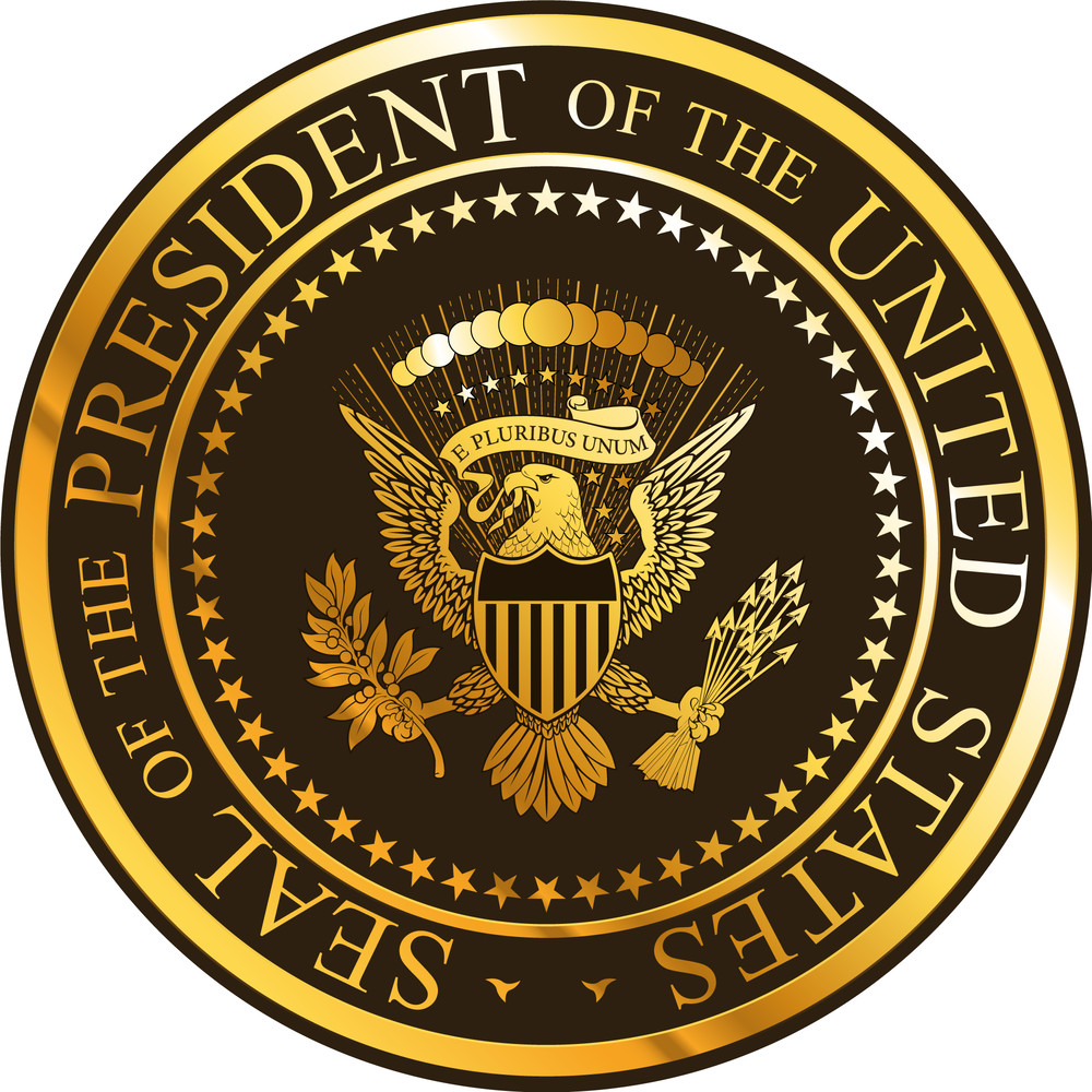 Golden Seal Of The President Of The United States 0