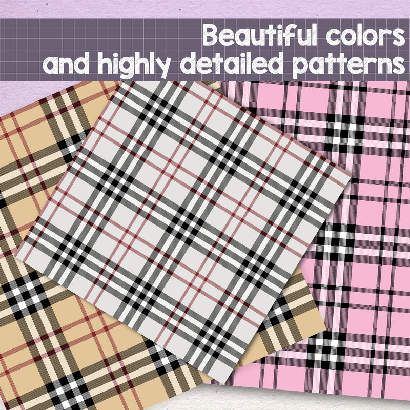 CLASSIC TARTAN PLAID Seamless Patterns Fashion Seamless Tartan Plaid Patterns Tartan Plaid Textures 4