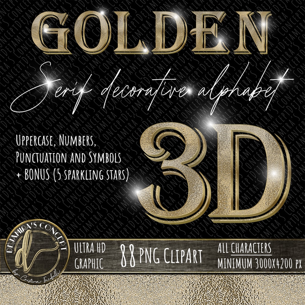 Gold Foil PNG Decorative ALPHABET Clipart PNG ALPHABET With GOLD EFFECT And Trasparent Background GOLDEN LETTERS 0