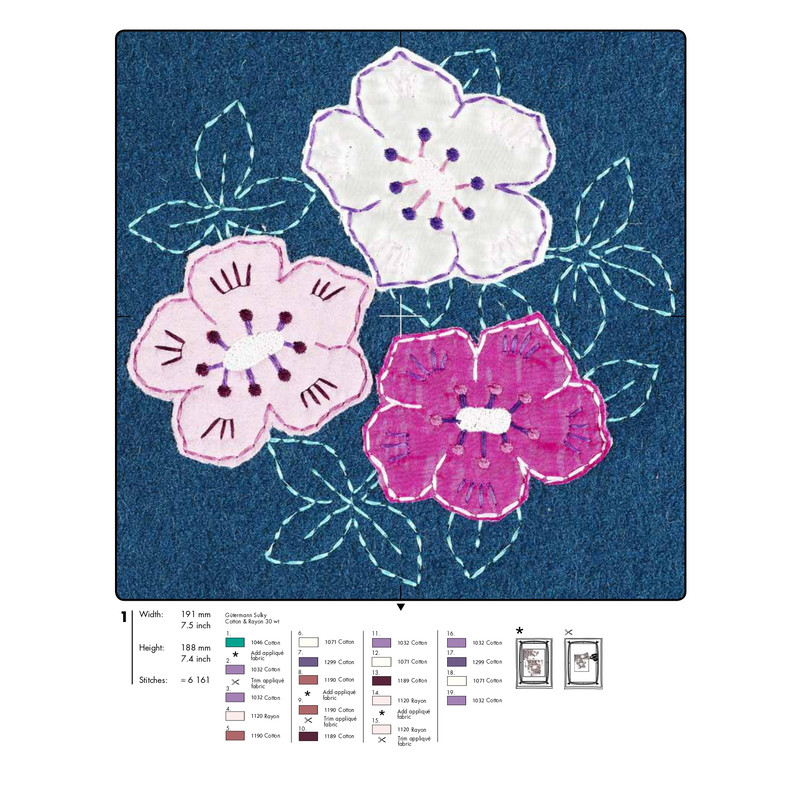 PFAFF Collection 453 Floral Needlework 4