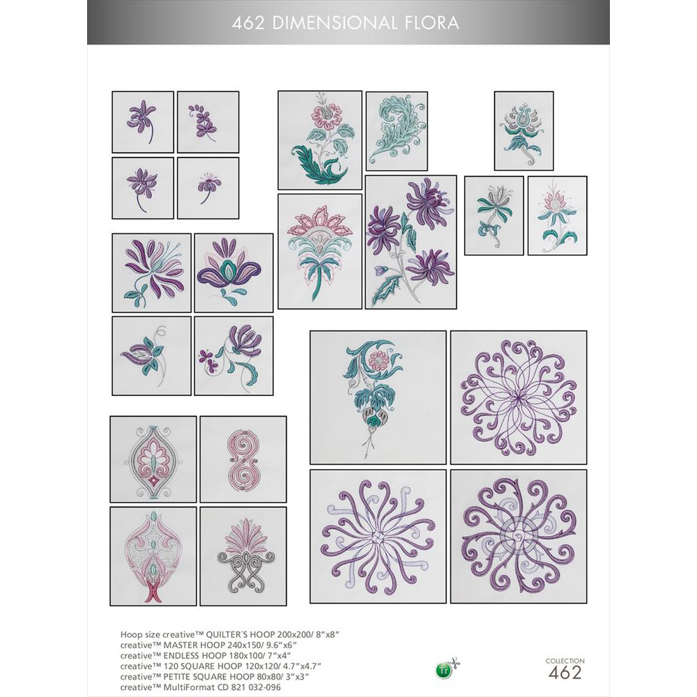 PFAFF Collection 462 Dimension Floral 1