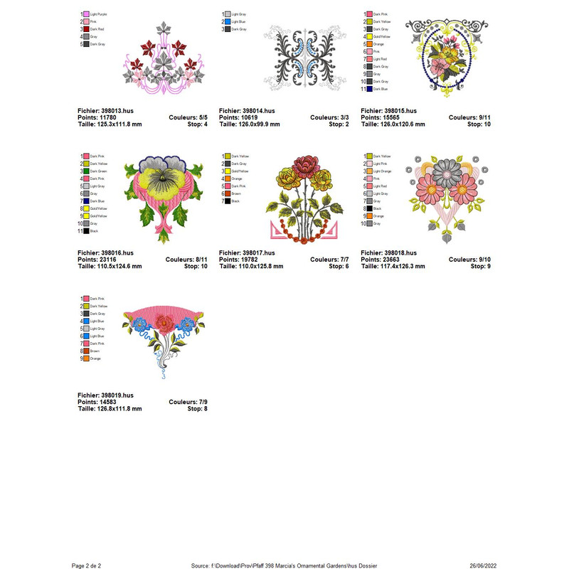 PFAFF Collection 398 Marcias Ornamental Garden 3