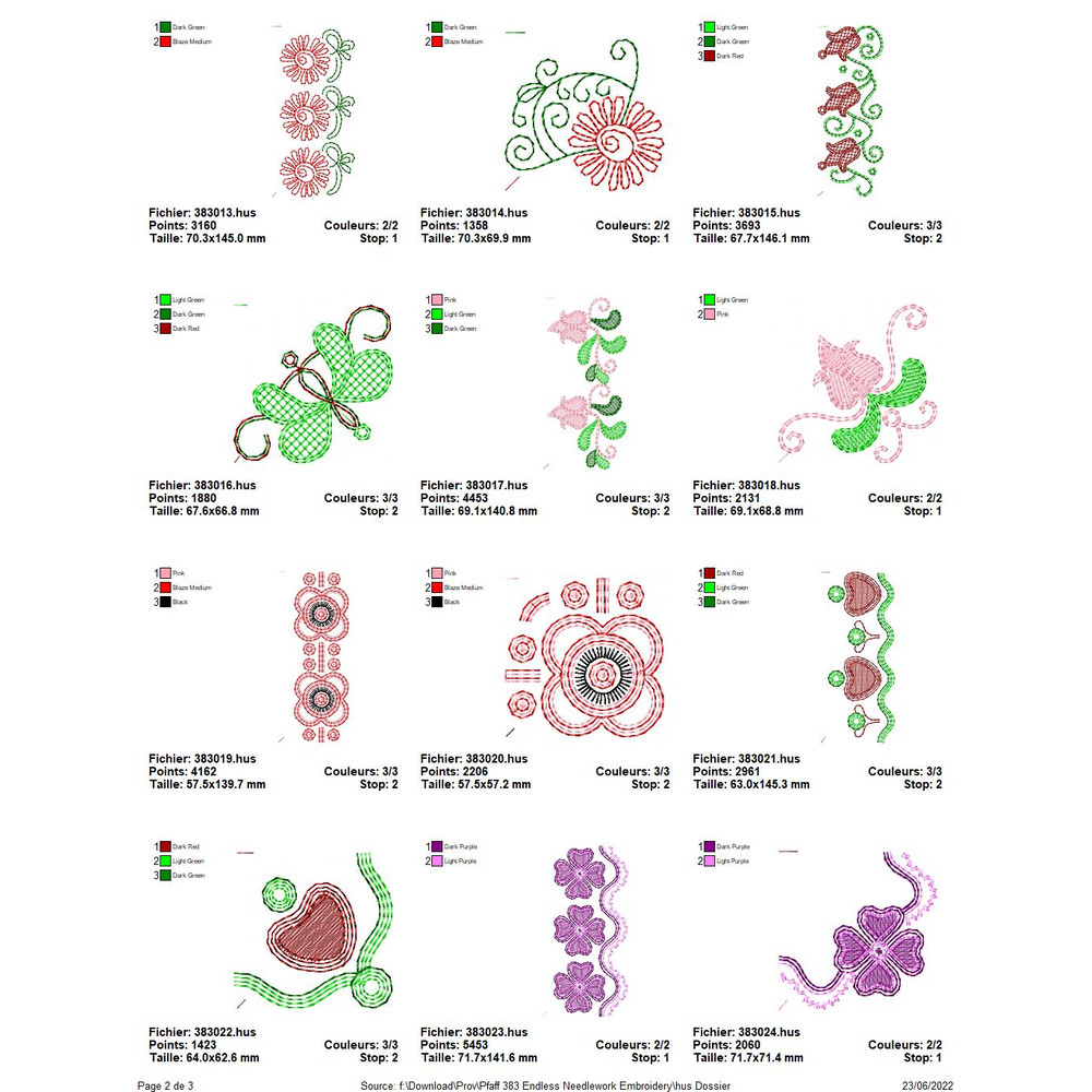 PFAFF Collection 383 Endless Needlework 4