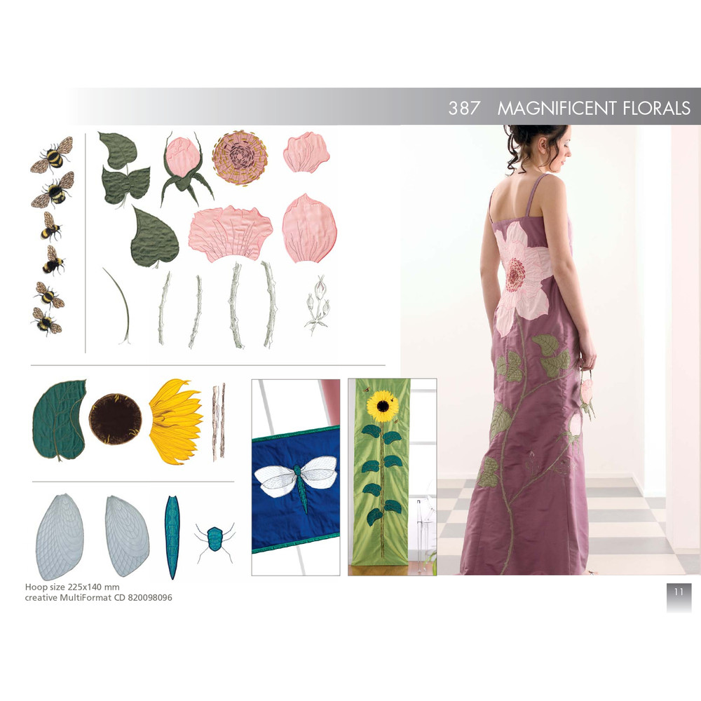 PFAFF Collection 387 Magnificent Floral 1