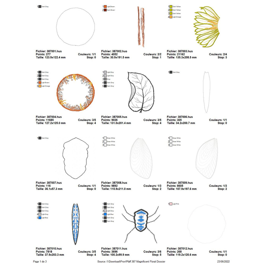 PFAFF Collection 387 Magnificent Floral 2
