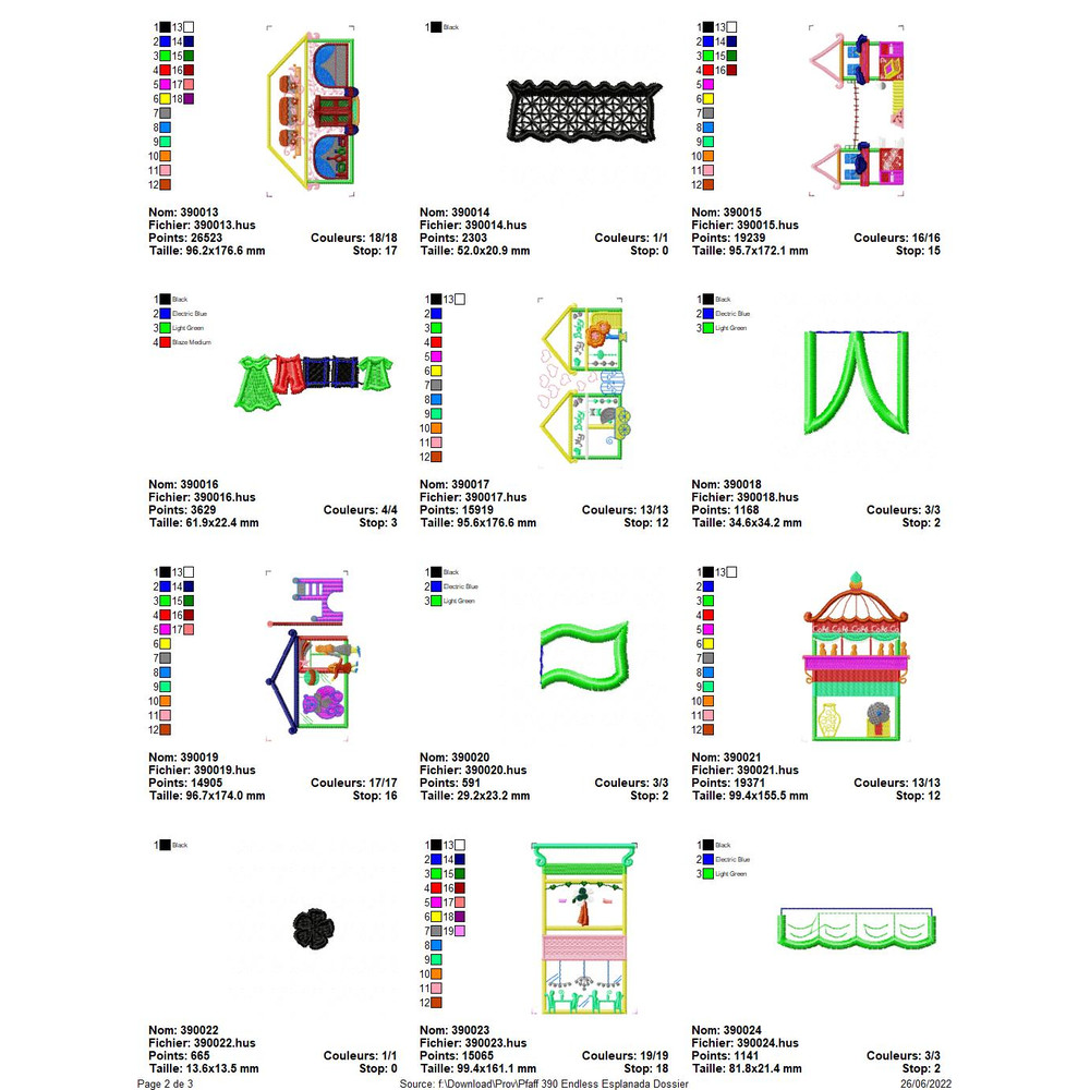 PFAFF Collection 390 Endless Esplanada 3