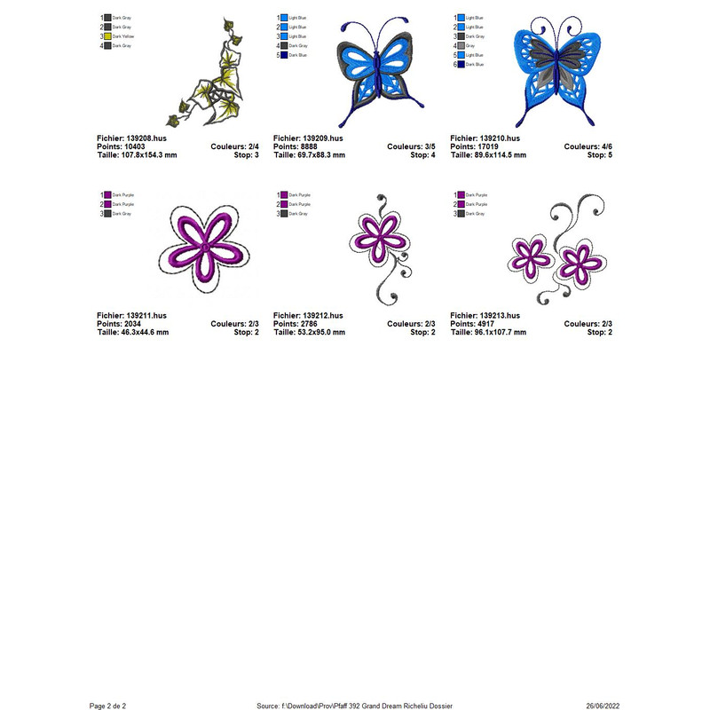 PFAFF Collection 392 Grand Dream Richelieu 4