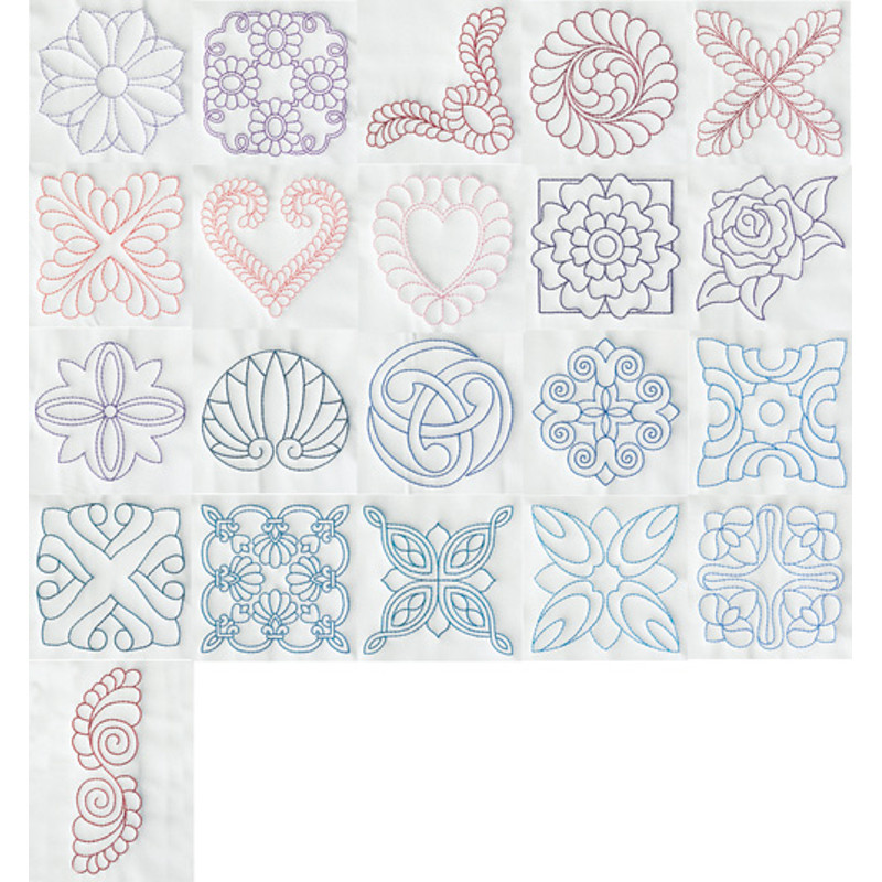 PFAFF Collection 394 Vintage Quilt Blocks 1