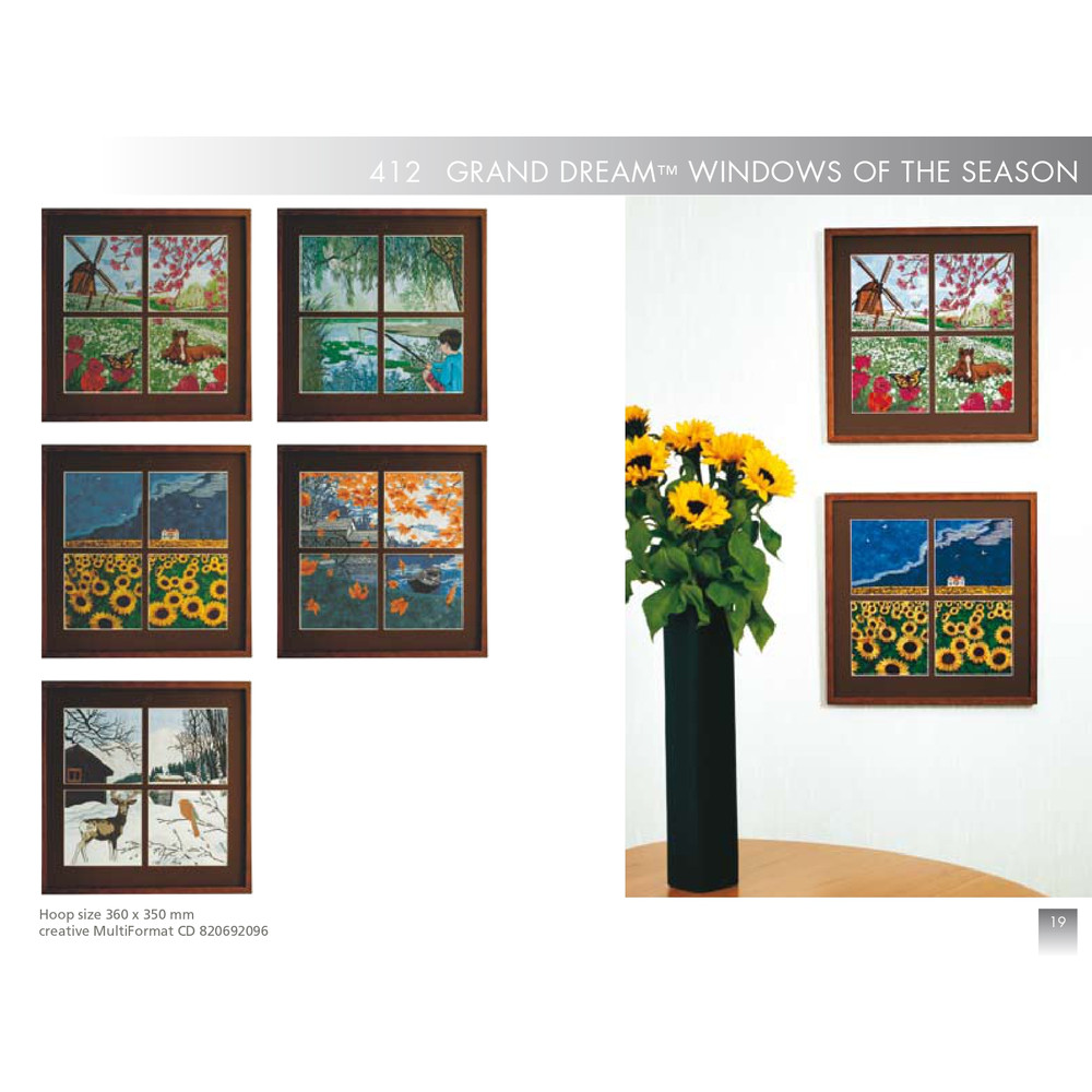 PFAFF Collection 412 Dreams Windows Of The Seasons 0
