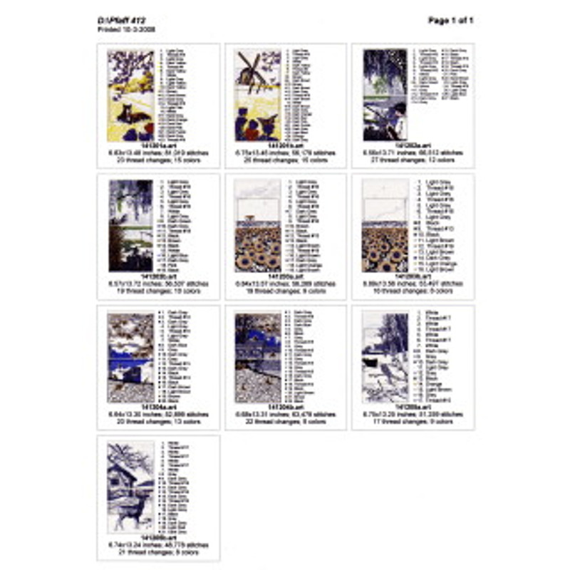 PFAFF Collection 412 Dreams Windows Of The Seasons 1