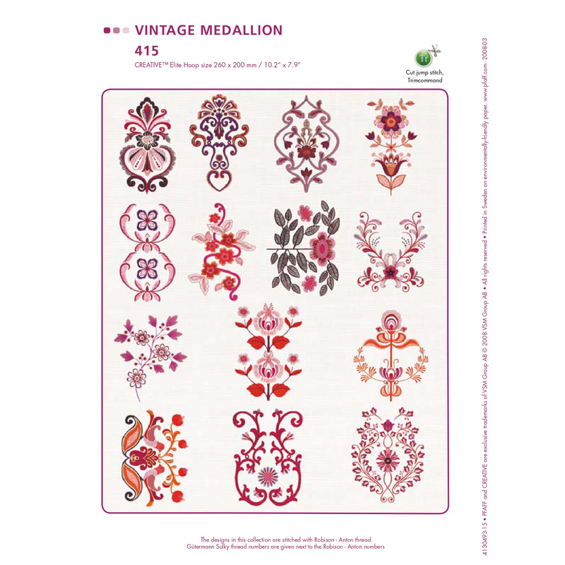 PFAFF Collection 415 Vintage Medaillon 3