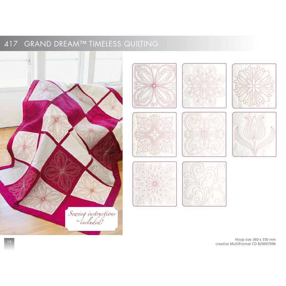 PFAFF Collection 417 Grand Dream Timeless Quilting 0