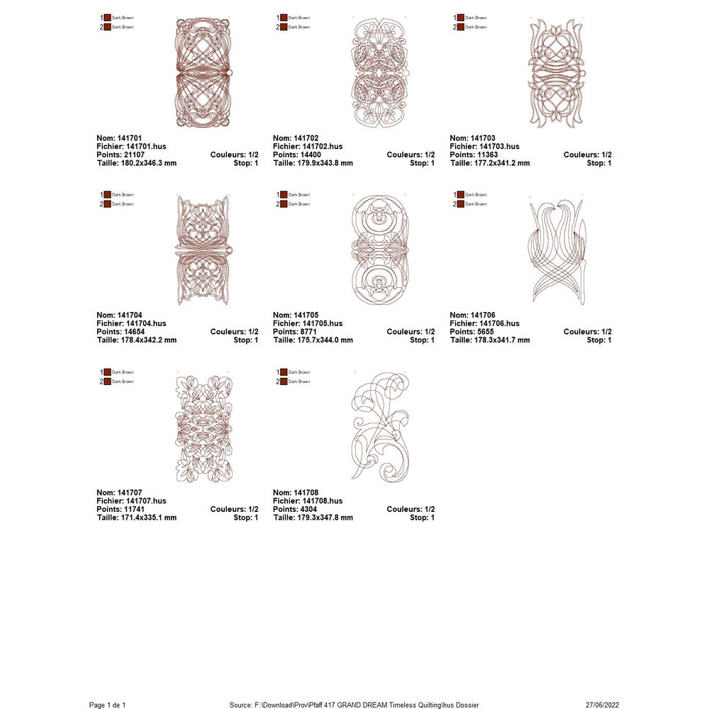 PFAFF Collection 417 Grand Dream Timeless Quilting 1
