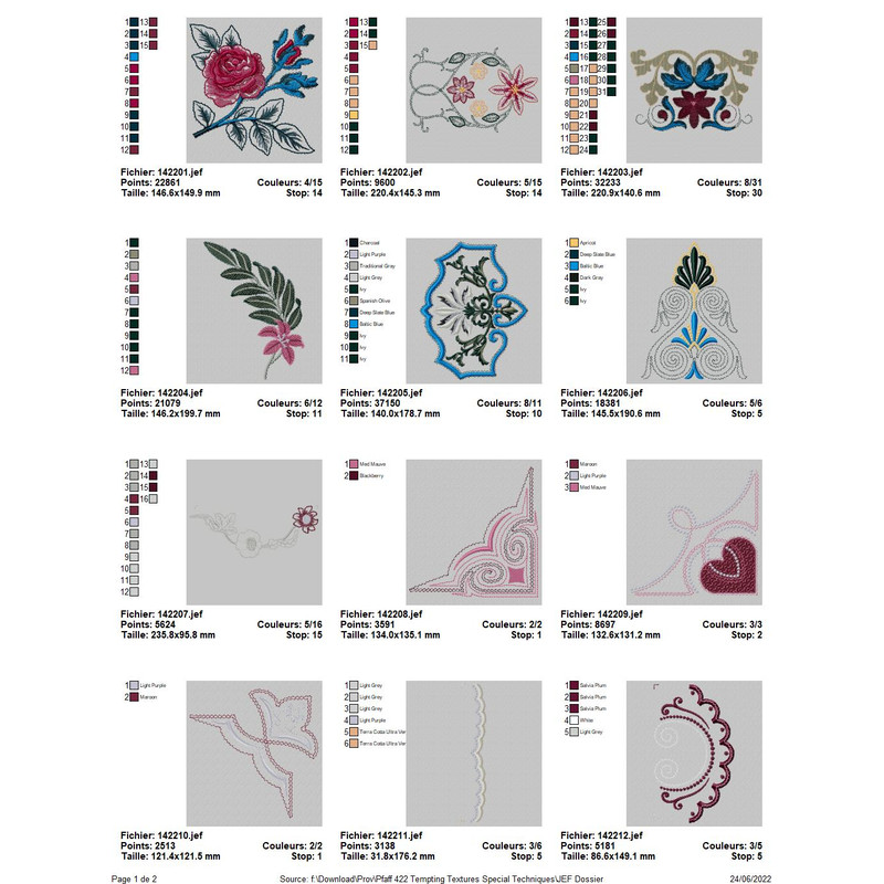 PFAFF Collection 422 Tempting Textures 3