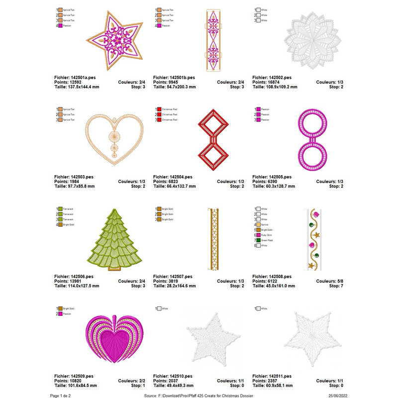 PFAFF Collection 425 Create For Christmas 1