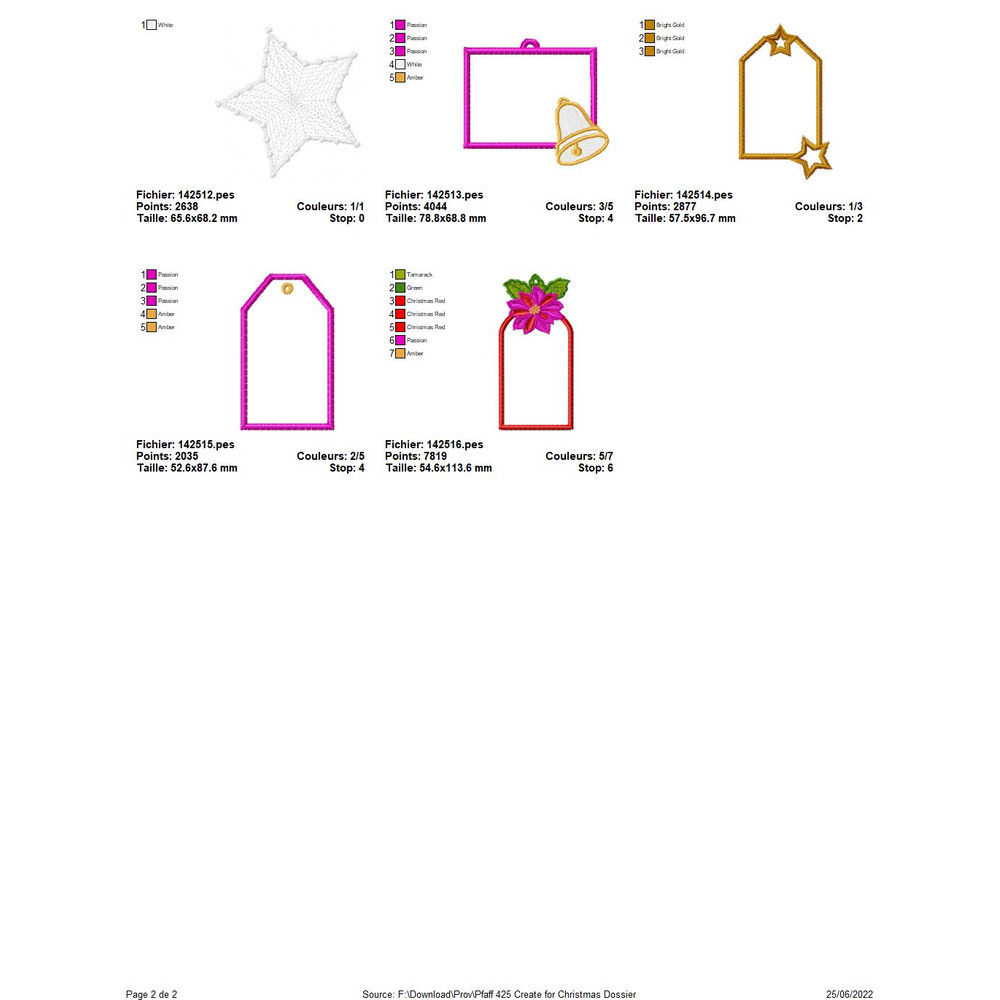 PFAFF Collection 425 Create For Christmas 2