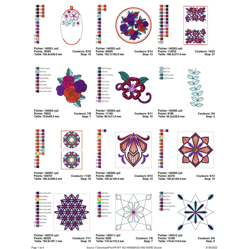 PFAFF Collection 452 Handbags Mopre 1