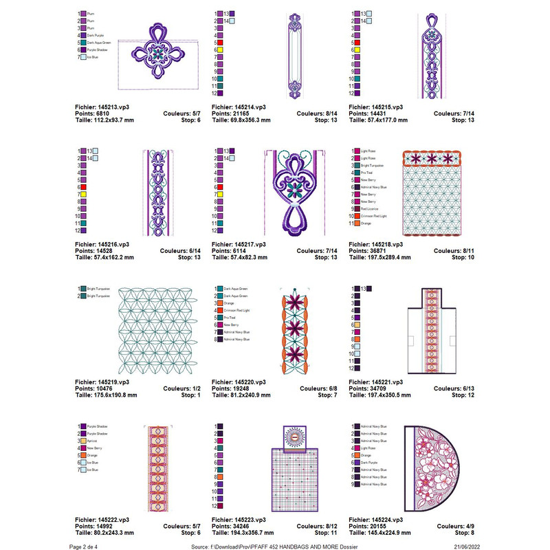 PFAFF Collection 452 Handbags Mopre 2