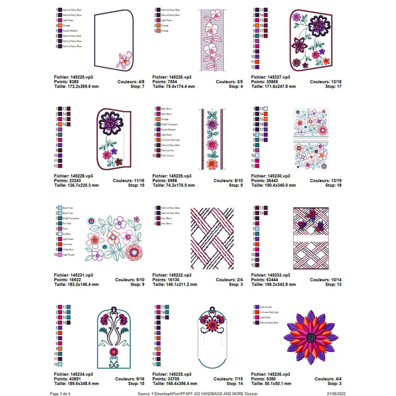 PFAFF Collection 452 Handbags Mopre 3