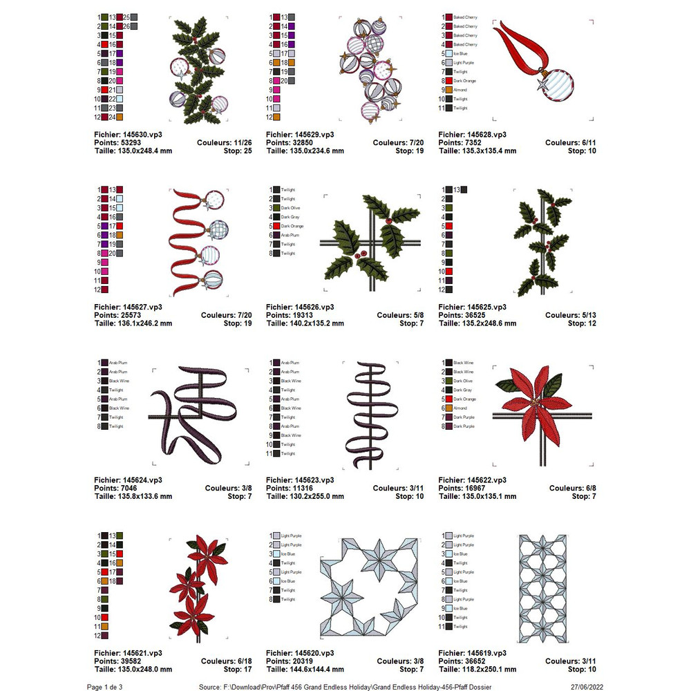 PFAFF Collection 456 Grand Endless Holiday 6