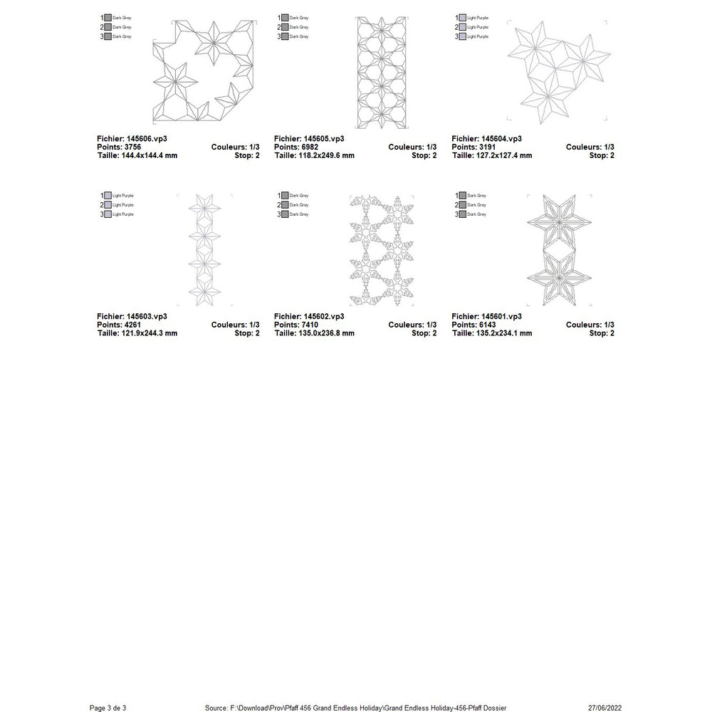 PFAFF Collection 456 Grand Endless Holiday 8