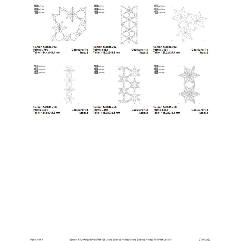 PFAFF Collection 456 Grand Endless Holiday 8