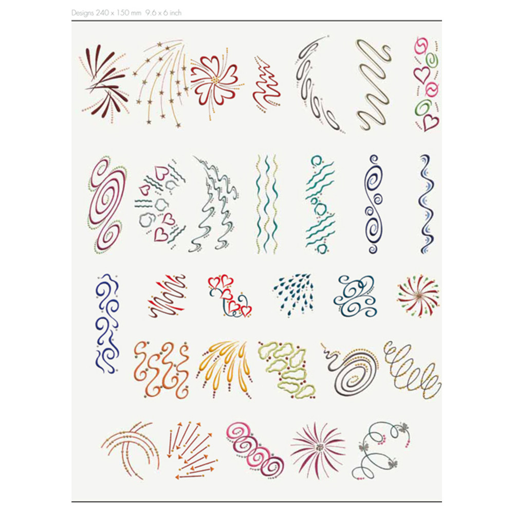 PFAFF Collection 458 Sparkle Embroidery 2