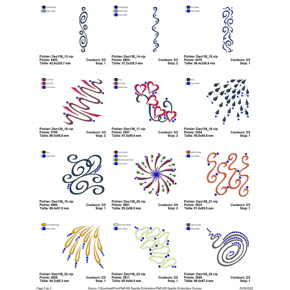 PFAFF Collection 458 Sparkle Embroidery 4