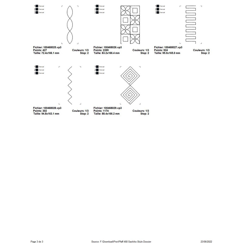 PFAFF Collection 468 Sashiko Style 4