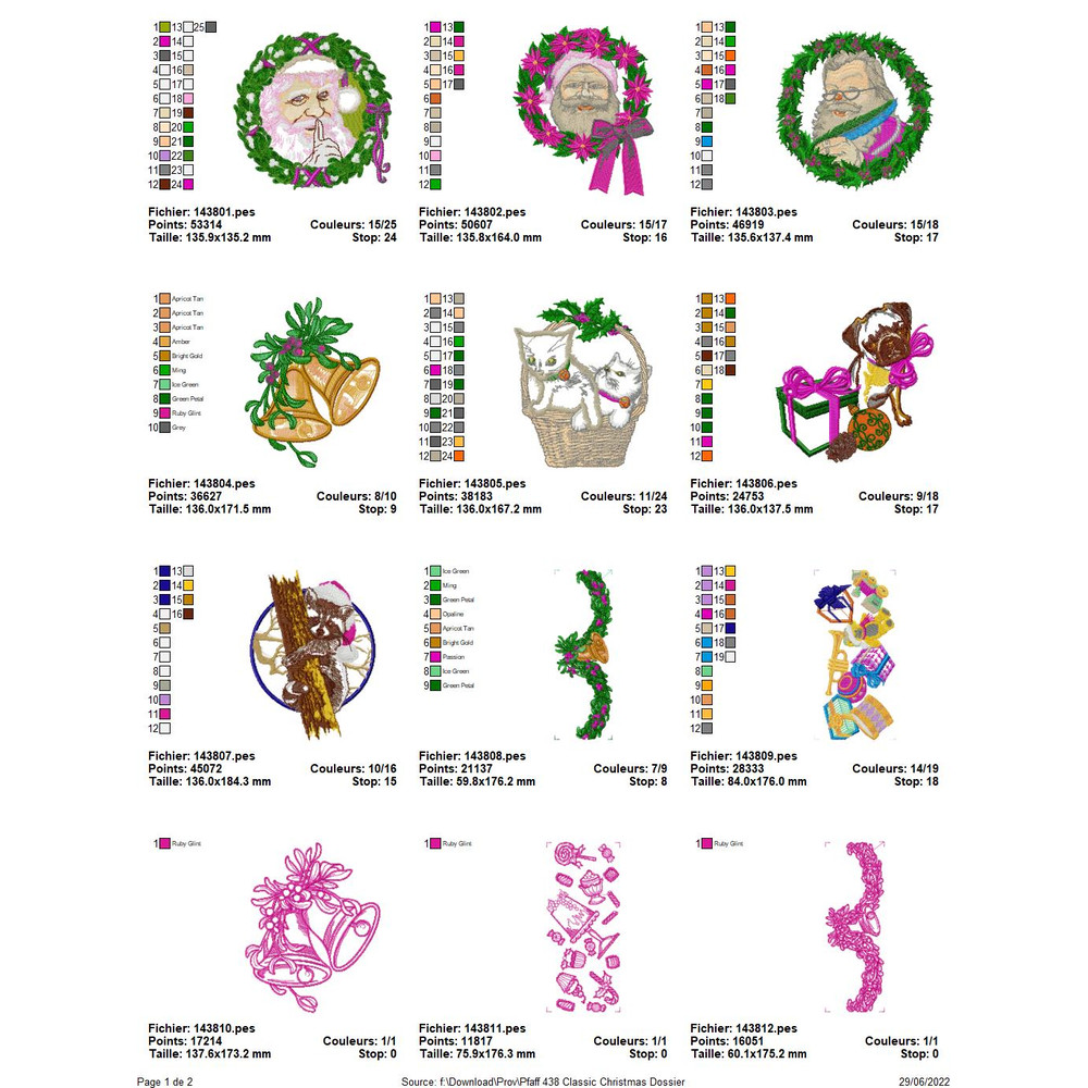 PFAFF Collection 438 Classic Christmas 1