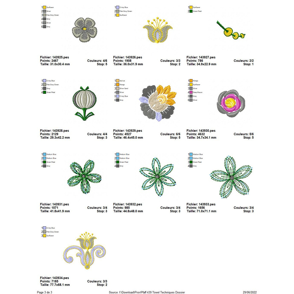 PFAFF Collection 439 Towels Techniques 4