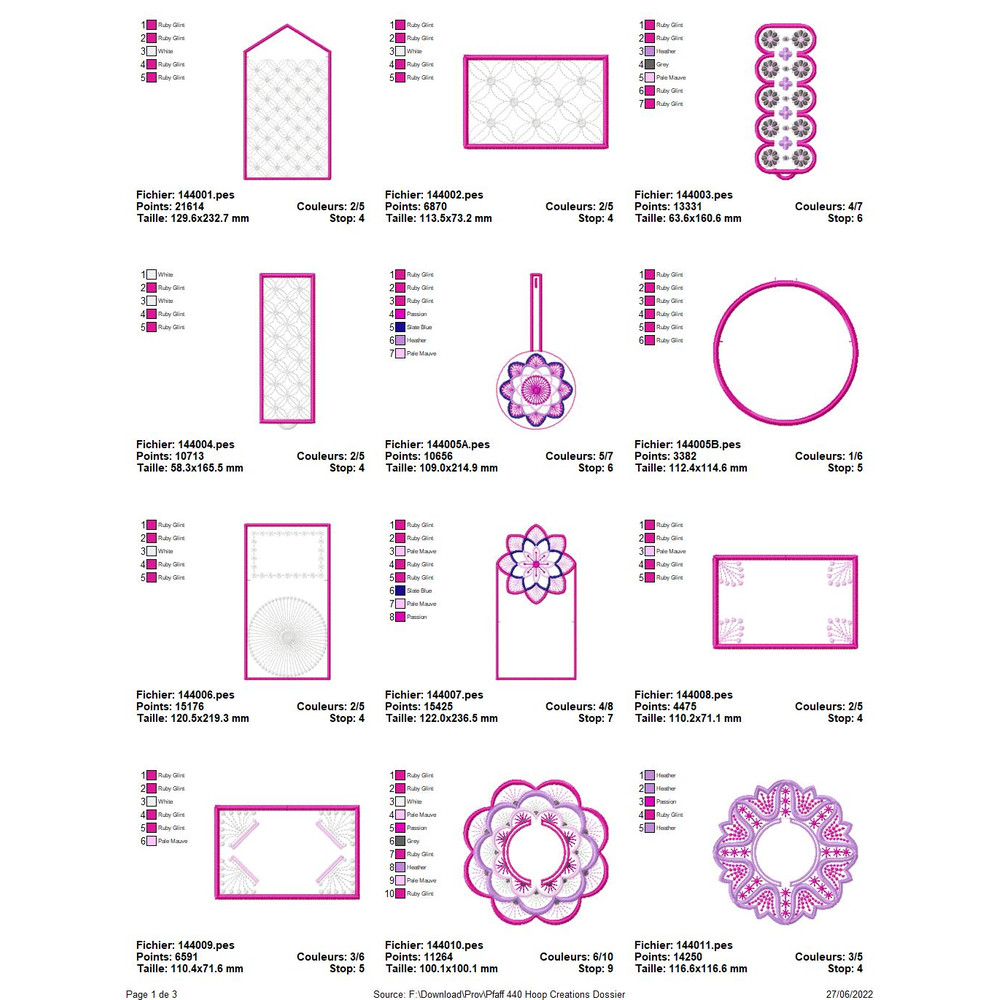 PFAFF Collection 440 Hoop Creations 3