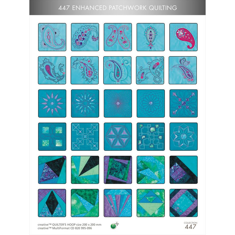 PFAFF Collection 447 Enhanced Patchwork Quilting 2