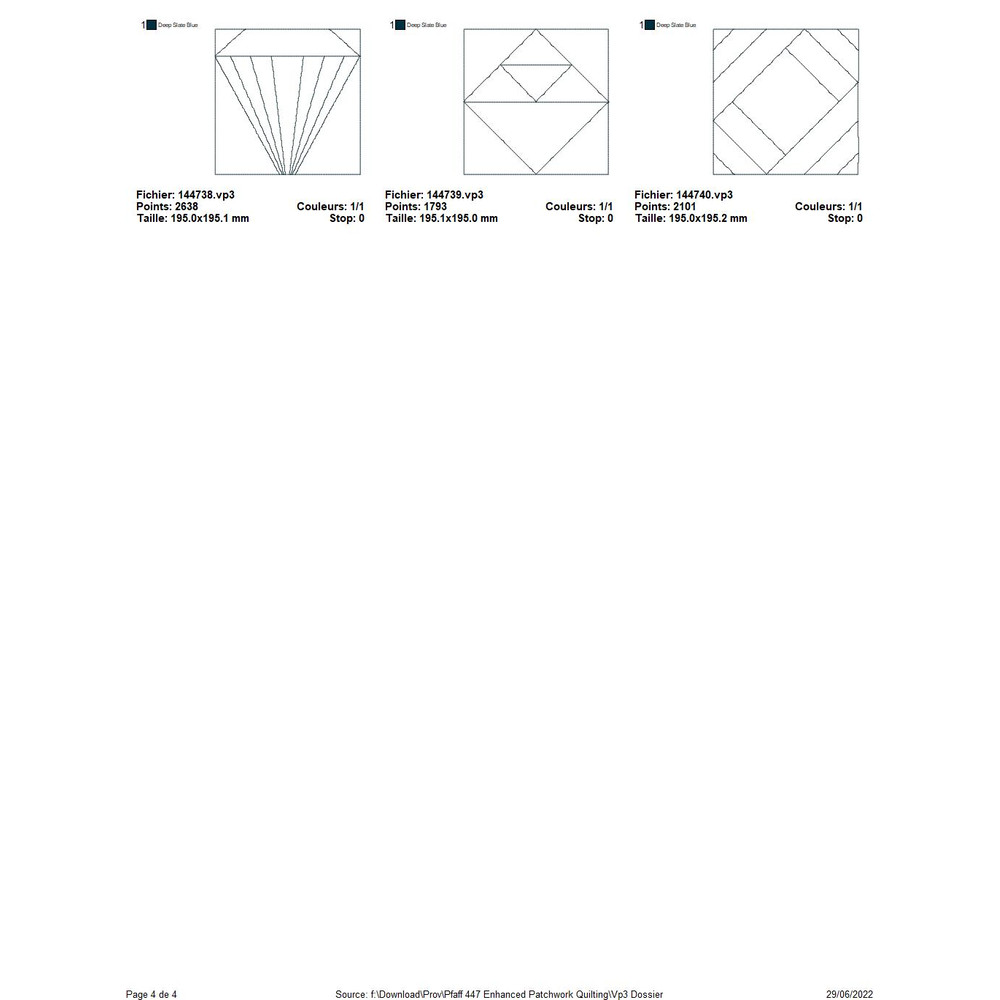 PFAFF Collection 447 Enhanced Patchwork Quilting 6