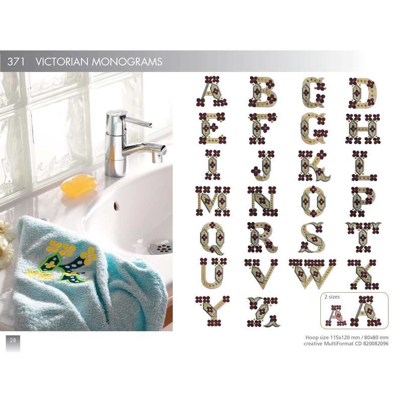 PFAFF Collection 371 Victorian Monogram 0