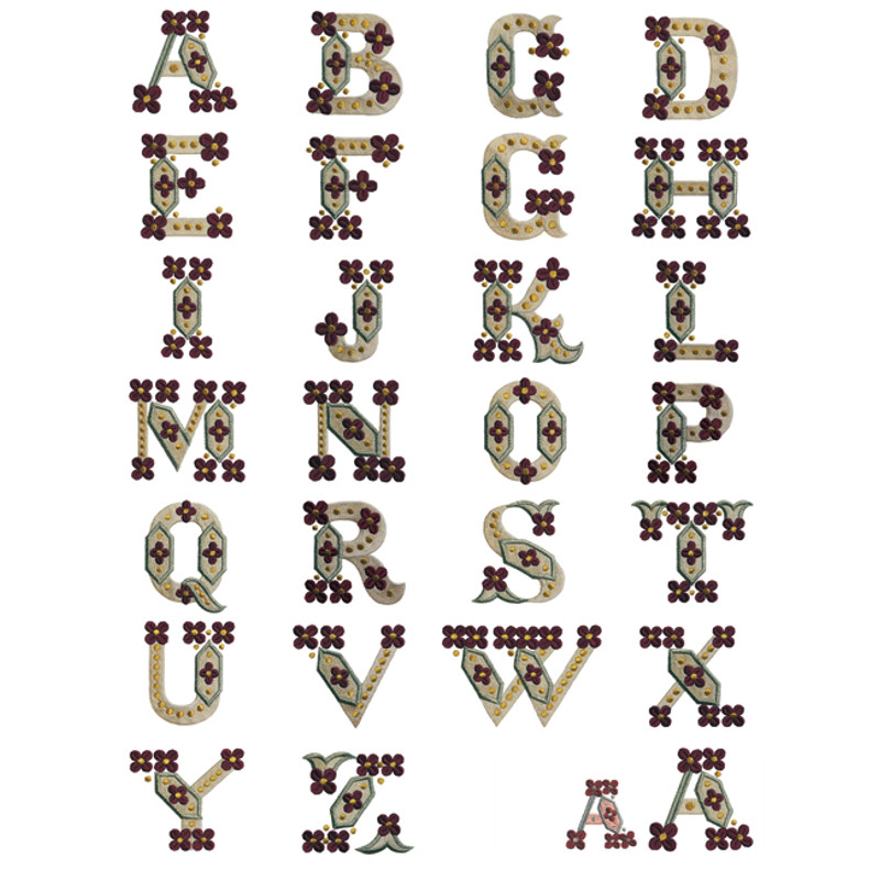 PFAFF Collection 371 Victorian Monogram 1