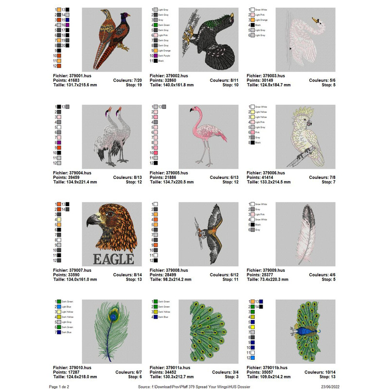 PFAFF Collection 379 Spread Your Wings 1