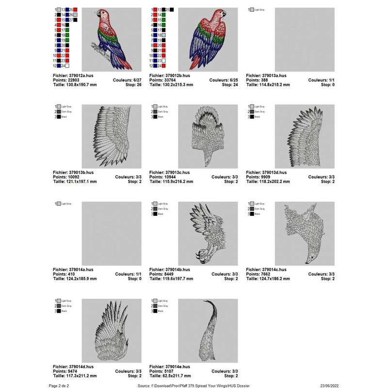 PFAFF Collection 379 Spread Your Wings 2